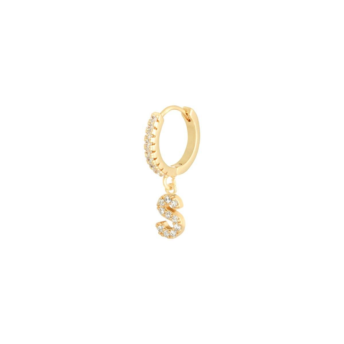 Boucle d'Oreille Initiale Paris Flavor S