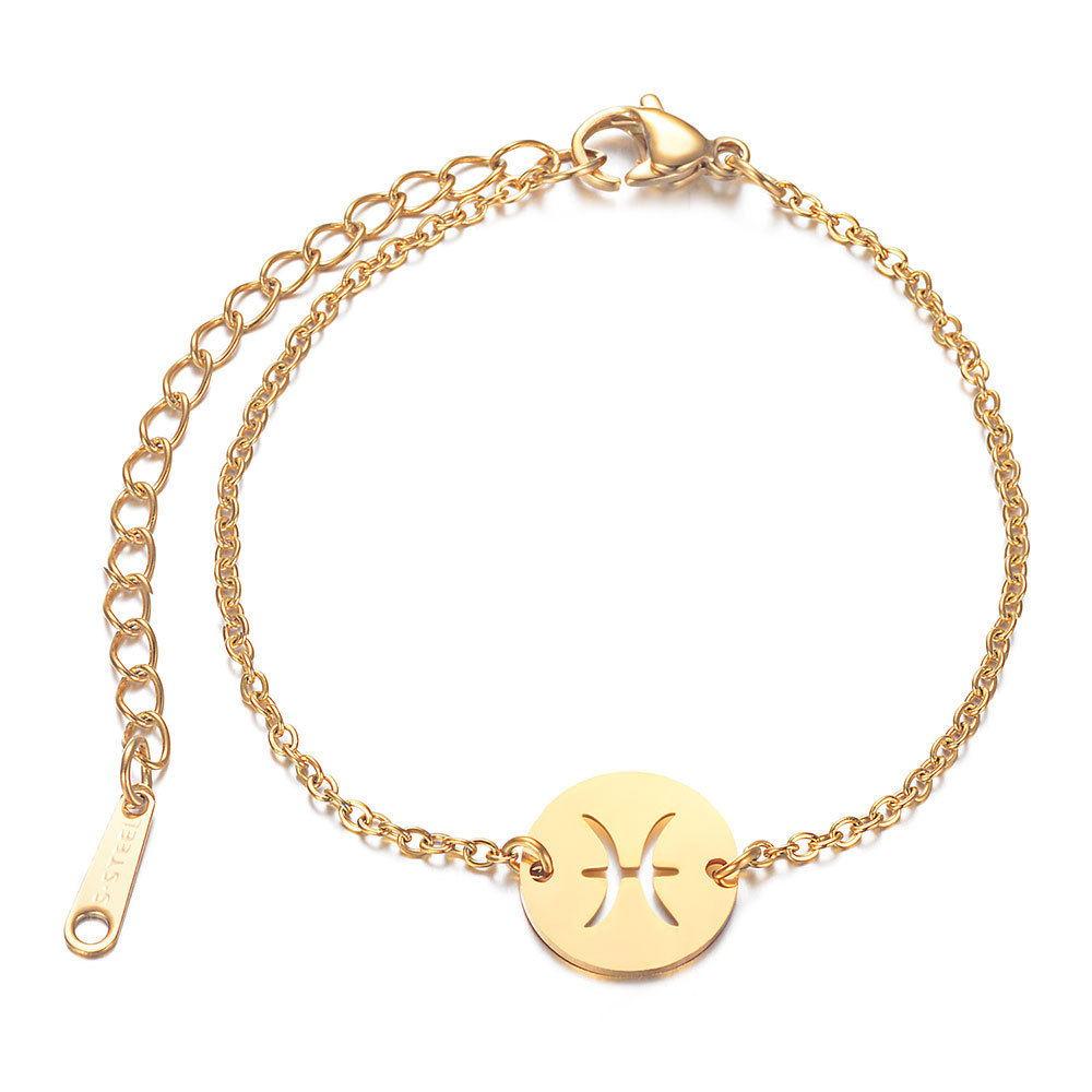 Bracelet Zodiac Paris Flavor Gold Poissons