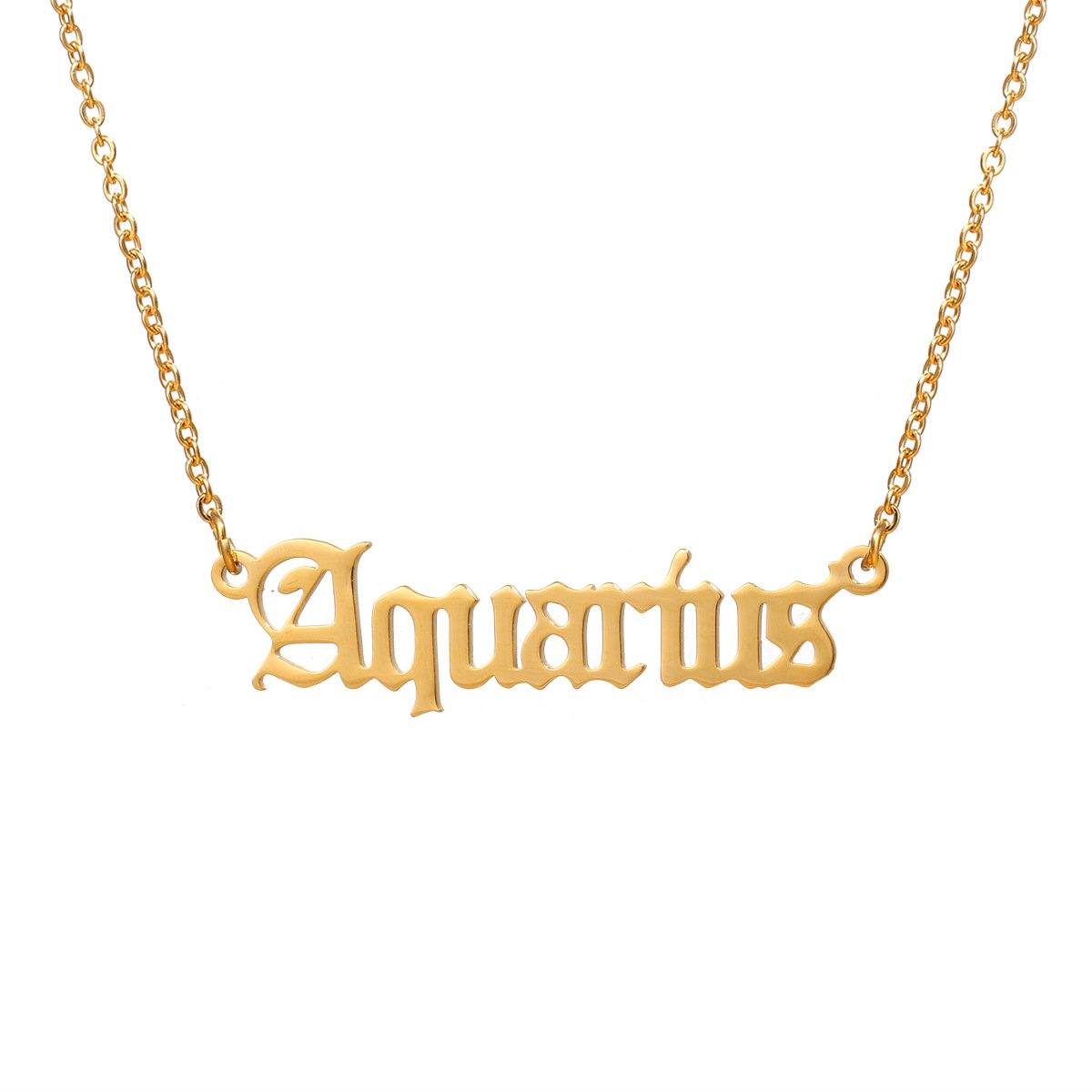 Collier Zodiac Old English Paris Flavor