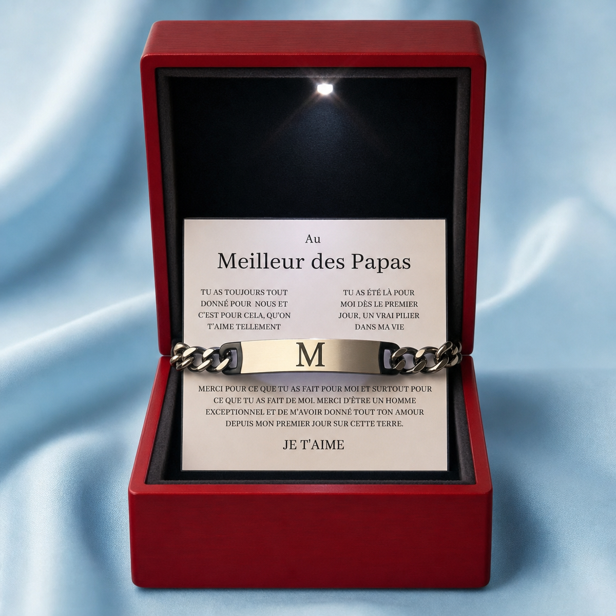 Coffret Bracelet “Au Meilleur des Papas"