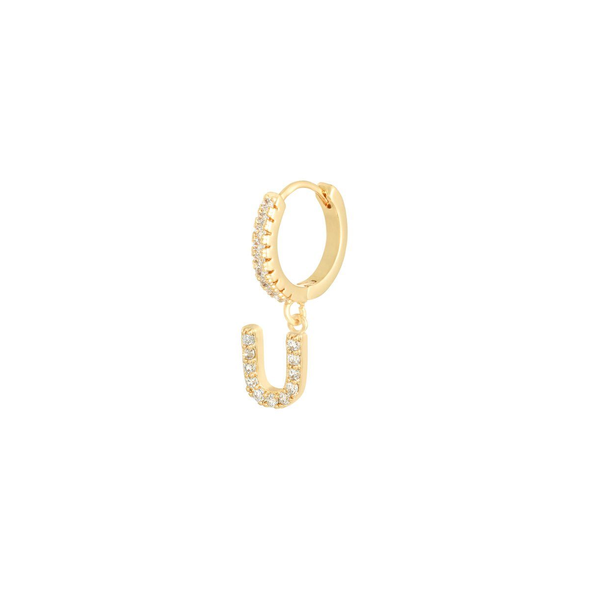 Boucle d'Oreille Initiale Paris Flavor U 