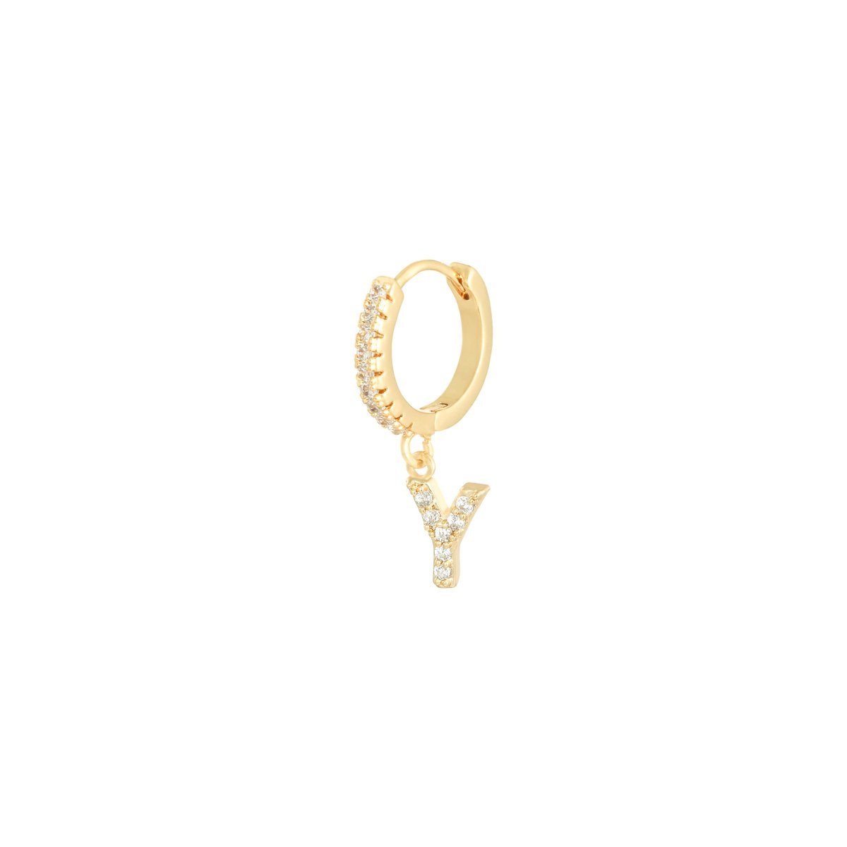 Boucle d'Oreille Initiale Paris Flavor Y 